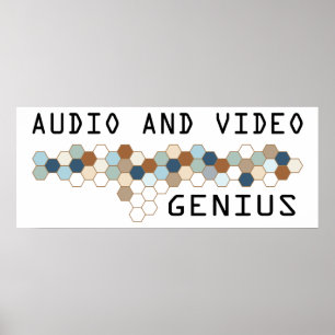 Ljudsignalt och videopn snille poster
