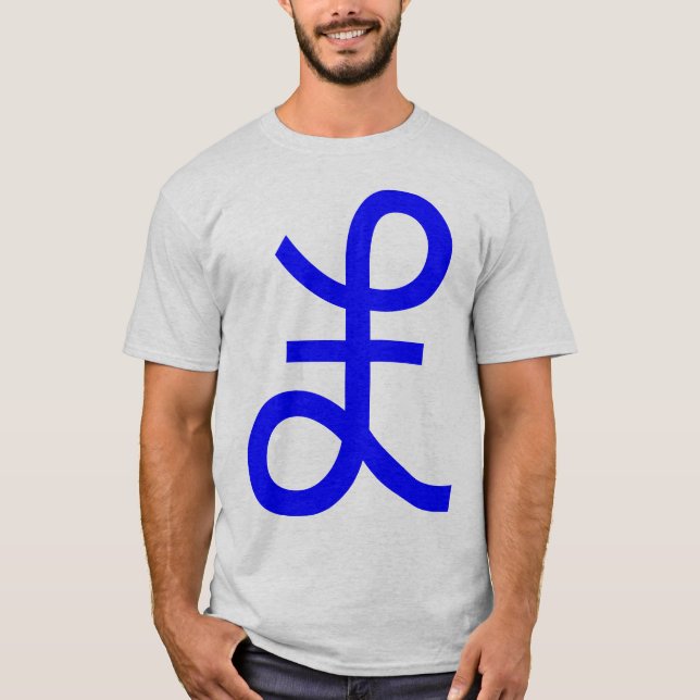 Ljudsignatur - blå t-shirt (Framsida)