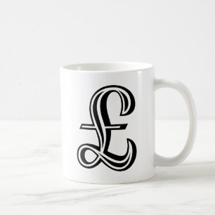 Ljudsignatur - svart kaffemugg