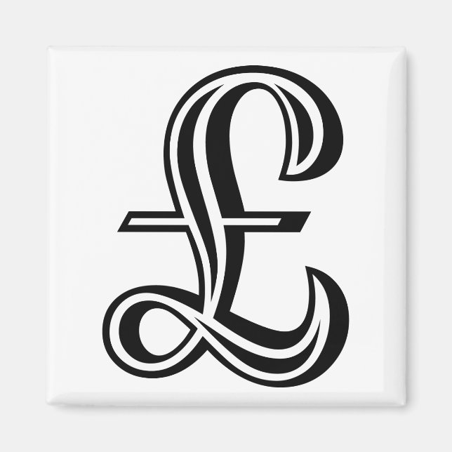 Ljudsignatur - svart magnet (Framsidan)