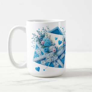 LJUDSLÖSNINGS- OCH VITRYCKETS LOOK-ENVELOPP KAFFEMUGG