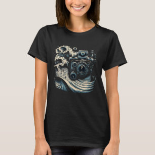 Ljudtekniker AV Ljudvågor Kamera Audiovisuell Tekn T Shirt