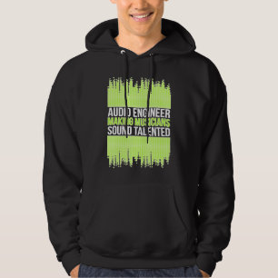 Ljudtekniker ljudteknik hoodie