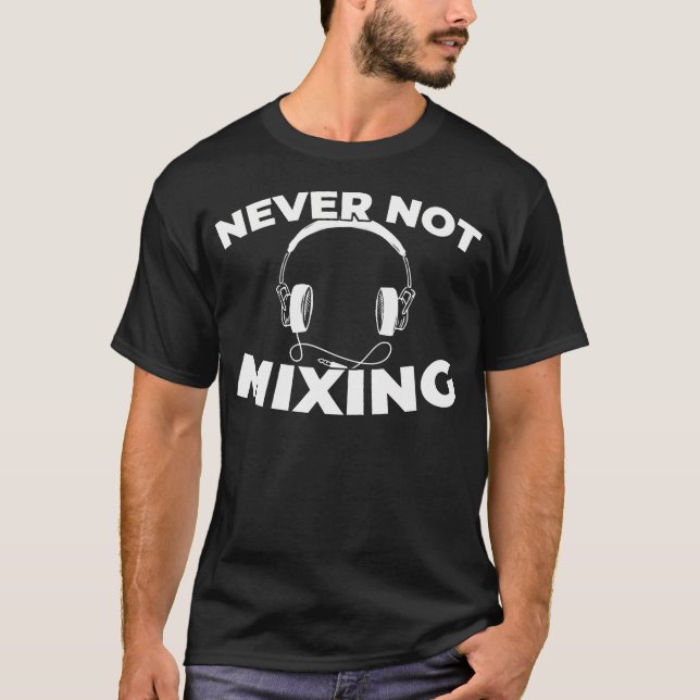 Ljudtekniker - Studio Producent Ljudingenjör T Shirt (Framsida)