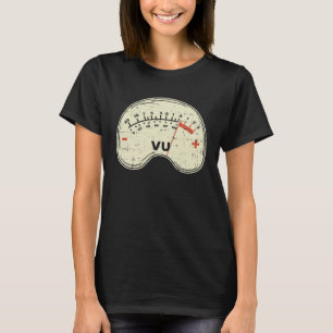 Ljudtekniker Vu-mätare för ljudtekniker Ljud T Shirt