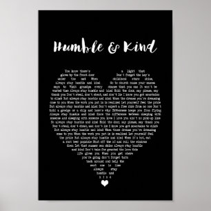 Ljudtryck av svart Sång och humant Poster