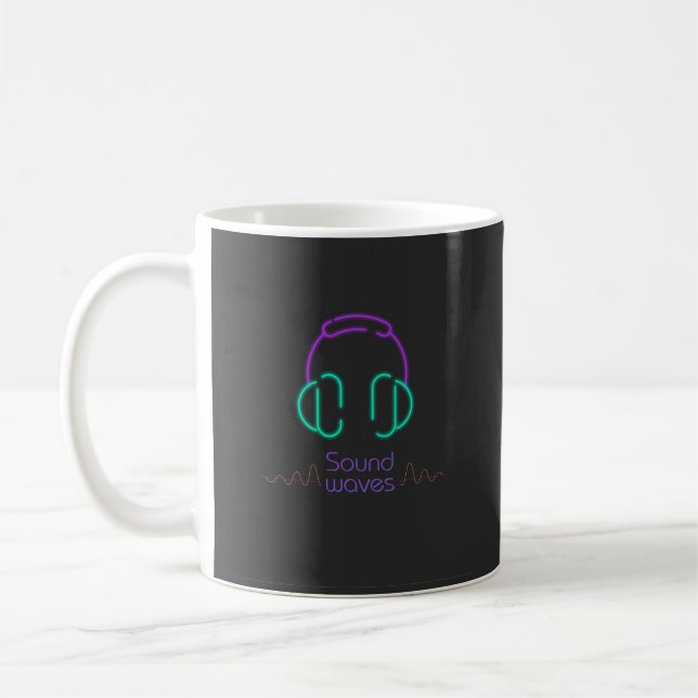LJUDVÅGOR KAFFEMUGG (Vänster)