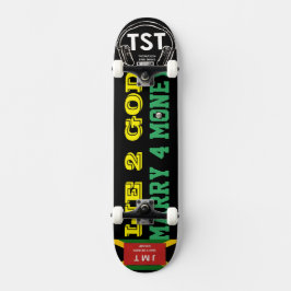 LJUG 2 GOD MARRY 4 PENNINGSKYDD MINI SKATEBOARD BRÄDA 18,5 CM