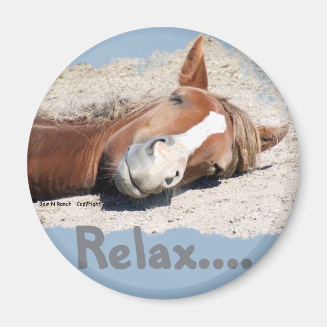 Ljug Horse: Slappna av Magnet (Framsidan)