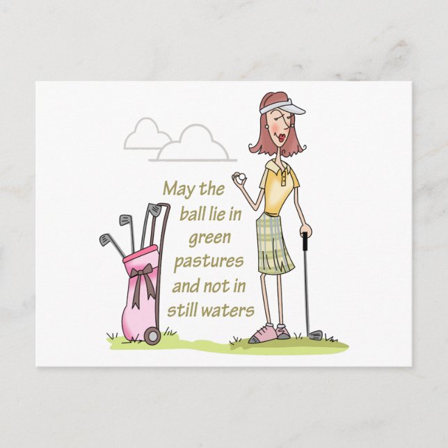 LJUG i GRÖNT Vykort (Framsida)