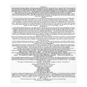 "LJUG LAGSTIFTNING" POSTER