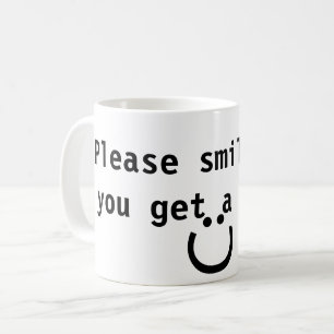 Ljug när du får en slumpartad offert kaffemugg