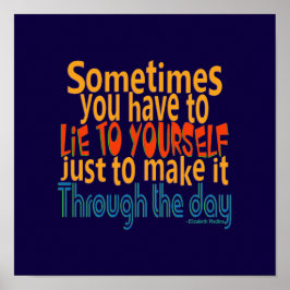 Ljug till dig själv/ÄNDRA FÄRG - Poster