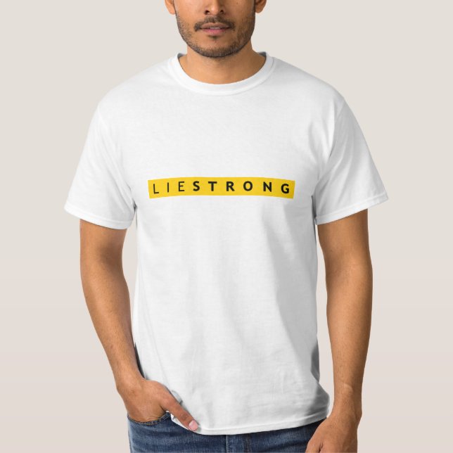LJUGA DEN STARKA t-skjortan - LanceArmstrong Tröja (Framsida)