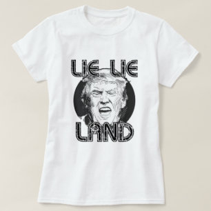 Ljuga ljuger den Anti trumfT-tröja för landet Tee Shirt
