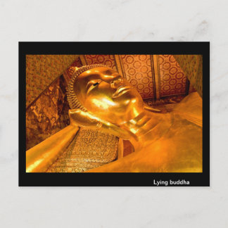 Ljugande Buddha Thailand Vykort