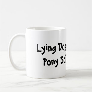 Ljugande Hund-Ansikte Pony Soldier Kaffemugg