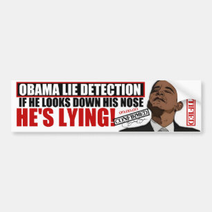 "Ljuger Obama avkännaren ", Bildekal