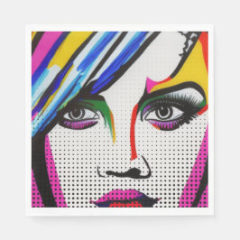 Ljuger Ögon Pappersservett