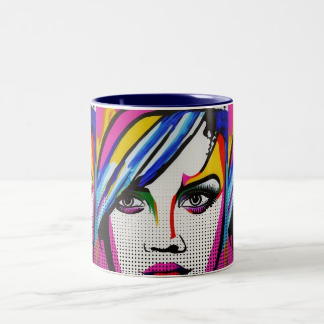 Ljuger Ögon Två-Tonad Mugg (Center)