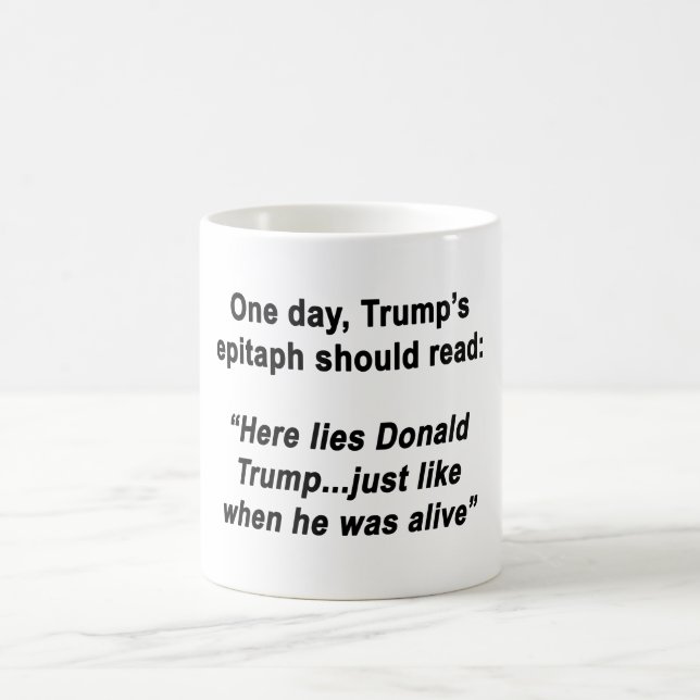 Ljuger Trump Kaffemugg (Center)