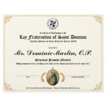 Ljugit Dominikanska certifikat