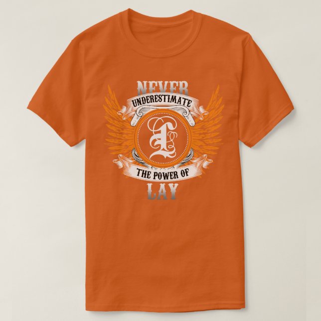 Ljugit Namn-fartyg underskattar aldrig La Les makt T Shirt (Design framsida)