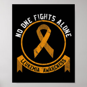 Ljukemi - medvetandegörande kamp mot tigmatit Blod Poster