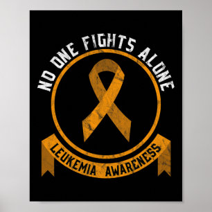 Ljukemi - medvetandegörande kamp mot tigmatit Blod Poster