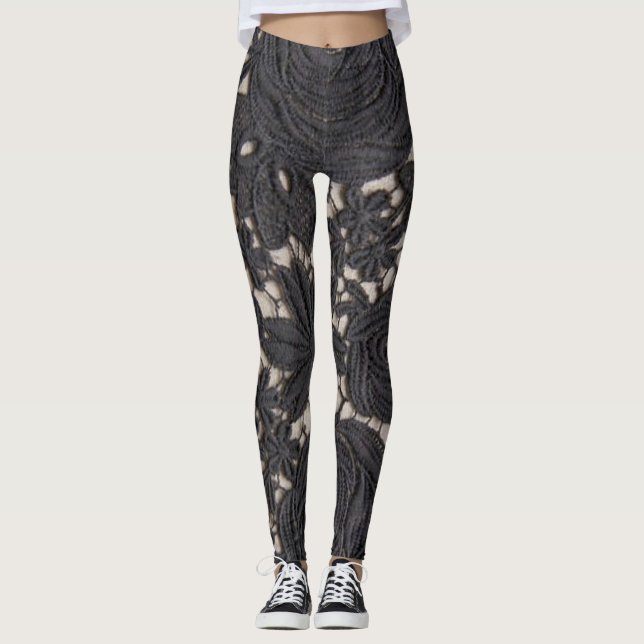 Ljungdamasker Leggings (Framsida)