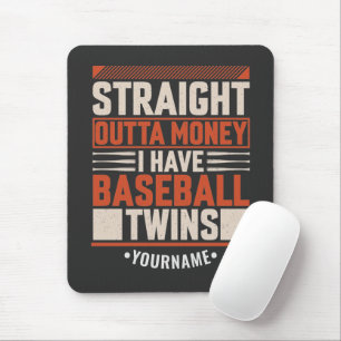 Ljuny Baseball Twin Parent Gift Musmatta