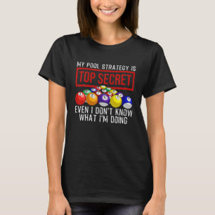 Ljuny Bassäng Player Billiards Gift För manar Wo T Shirt