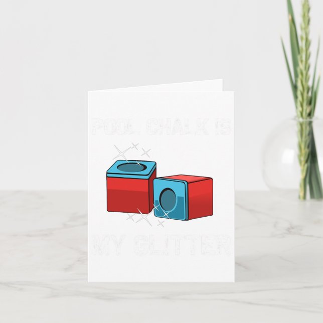 Ljuny Bassäng Player ger För manar kvinnor Billiar Kort (Framsida)