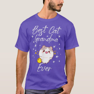 Ljuny Best Cat Grandma ever Kattunge Mamma Cat Lov T Shirt