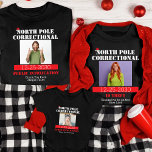 Ljuny Bild Matching Family jul Pajama T Shirt<br><div class="desc">Ge helgdag glädje till nästa nivå med vår Personlig Funny Bild matchande familjeljen Pajama Manar-Shirt. Designad för dem som kärlek ska blanda humor med traditioner, är den här skjortan på fullt färgad perfekt för att skapa oförglömliga helgdag minnen. Ett lekfullt "North Pole Correctional"-tema är en roligt och ett lätt sätt...</div>