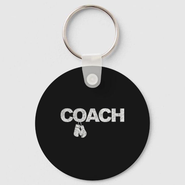 Ljuny Boxing Coach Boxing Trainer Retro 1 Nyckelring (Framsida)
