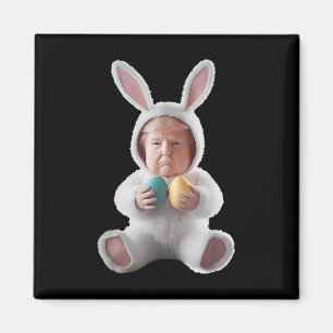Ljuny Bunny Påsk Trump Meme Glad påsk Day Magnet