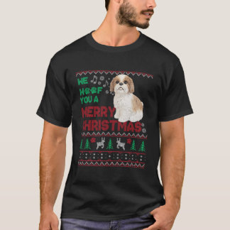 Ljuny Cavachon Älskare Ugly jul Hund älskare Julaf T Shirt