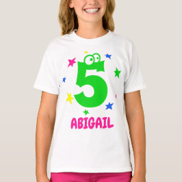 Ljuny Cute Birthday TShirt Namn Number Eyebullny T Shirt