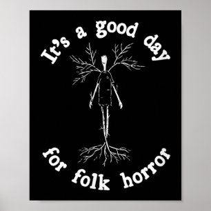 Ljuny folkskräck som säger Ancient Pagan Symbol Cr Poster