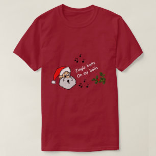 Ljuny Gay jul Jingle Klockor på mitt Bollar HBT T Shirt