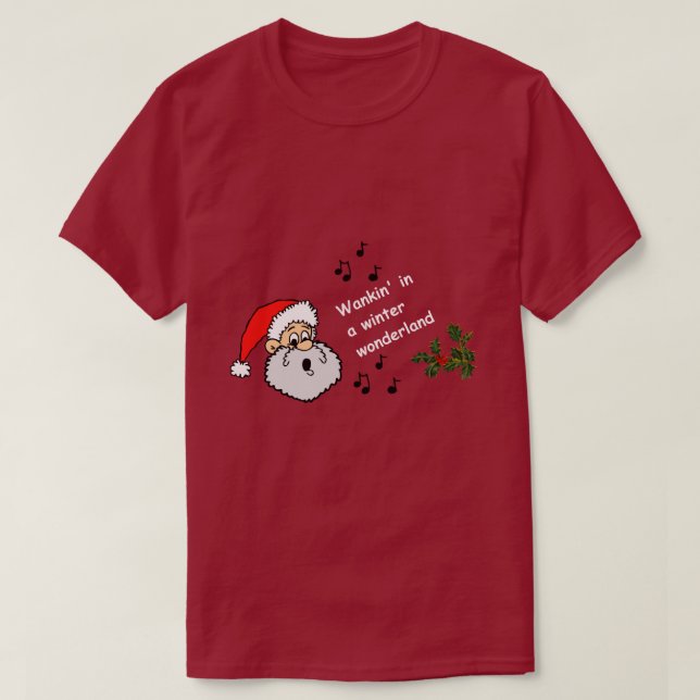 Ljuny Gay jul Wankin Winter Wonderland HGBTQ T Shirt (Design framsida)