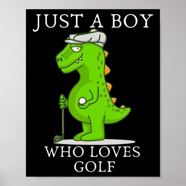 Ljuny Golf Gift for Boys Kids Golf Fält Game Golf Poster (Framsidan)