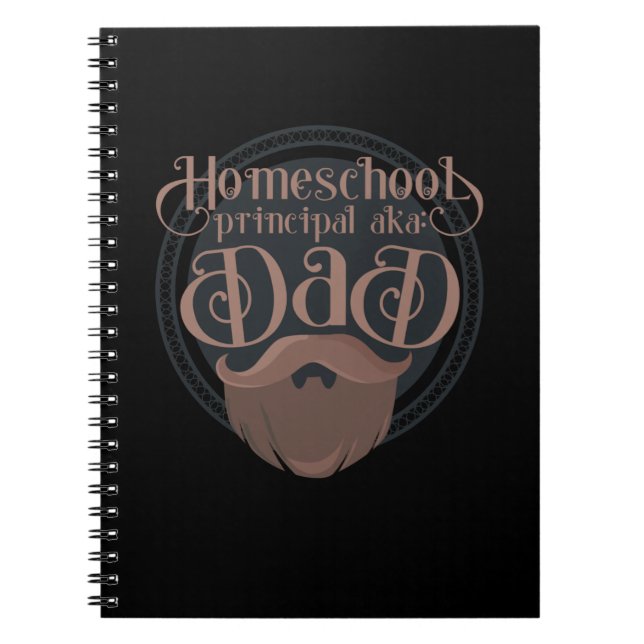 Ljuny Homeschool Pappa Gift-huvudskola Anteckningsbok (Framsidan)