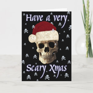 Ljuny Humor Fantasy Gothic Skull Julafton Helgkort