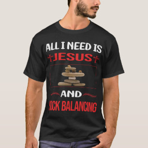Ljuny Jesus Sten Balancing Stone Stones Sten Stac T Shirt