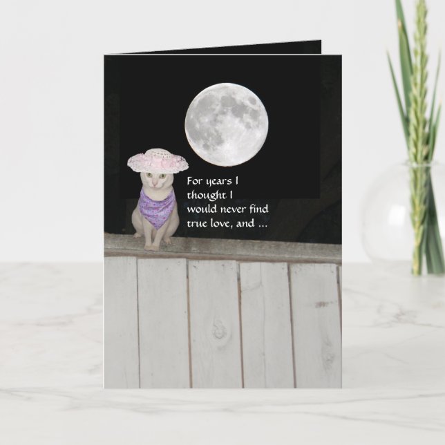 Ljuny Kats-årsdag för Make Kort (Framsida)