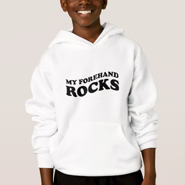 Ljuny Kids Tennis Sweatshirt : Min Sten Tee Shirt (Framsida)