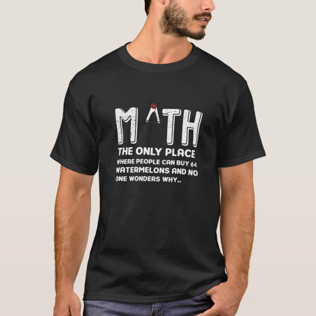 Ljuny Math Gift Idea för Student Gift T Shirt (Framsida)