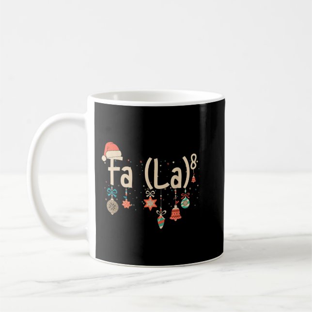 Ljuny Math Santa FA (LA) 8 för Math Teach Kaffemugg (Vänster)